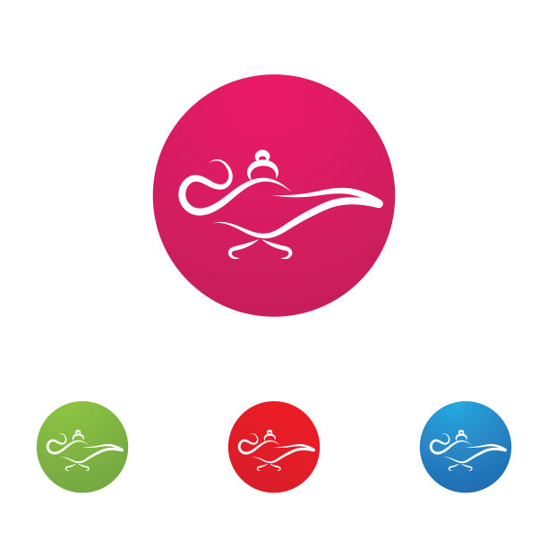 神灯标志及图标形象图片下载