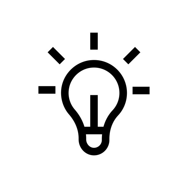 网络的轮廓图标灯标志图片下载