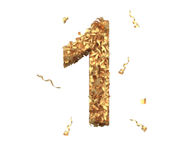 黄金纸屑字体。图片下载