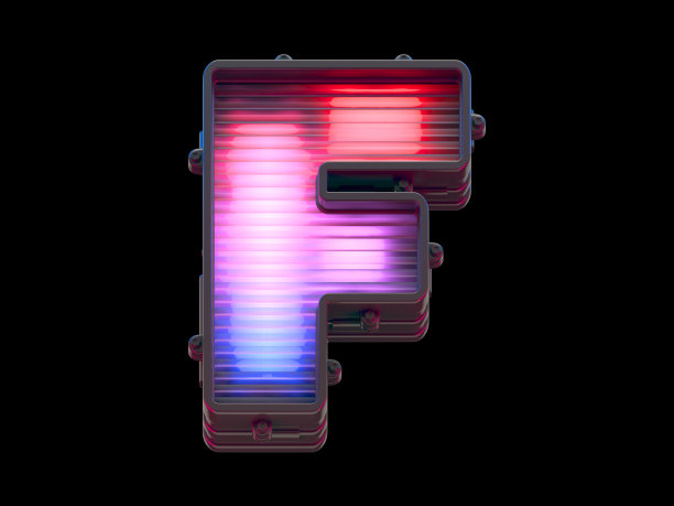 灯牌字体。图片下载