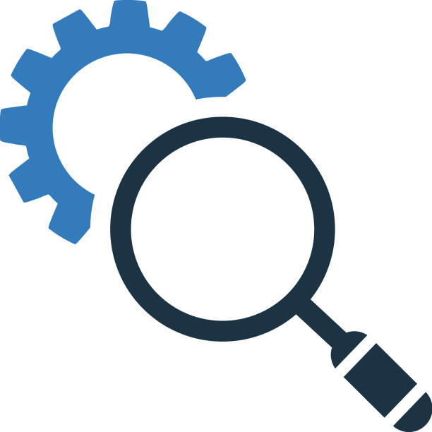 放大镜优化图标可编辑图形图片下载