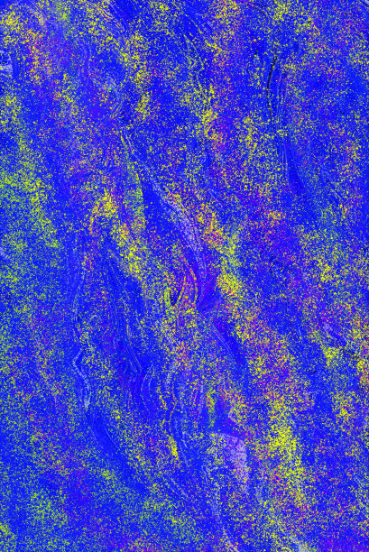 垃圾蓝油漆纹理背景与闪亮的霓虹灯绿黄色点。旧的粗糙的灰泥表面。复古的风格。大理石，岩石或石膏纹理。副本的空间。模板。老式传单。墙的设计。天空图片下载