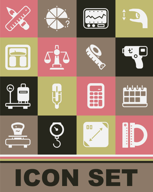 设置量角器和尺子日历数码图片下载