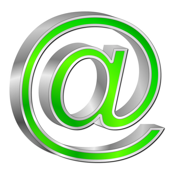 电子邮件符号- 3D插图图片下载
