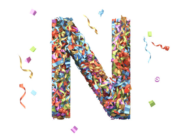 黄金纸屑字体。图片下载