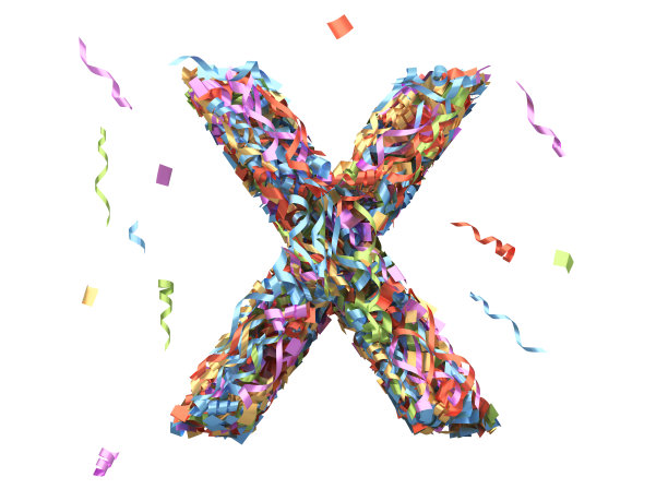 黄金纸屑字体。图片下载