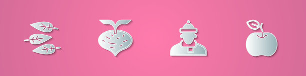 纸剪叶或甜菜叶套秋衣图片下载