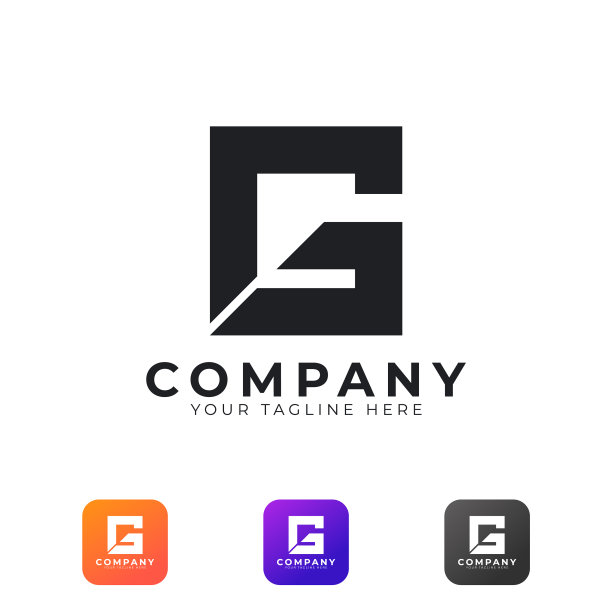 创意抽象首字母g标志现代图片下载