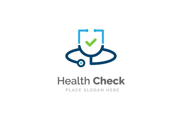 健康检查标志设计模板听诊器图片下载