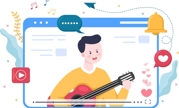 现场音乐内容创作者背景音乐家是图片下载