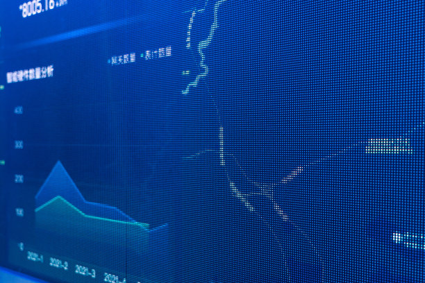 商务会议数据分析图表抽象背景图片下载
