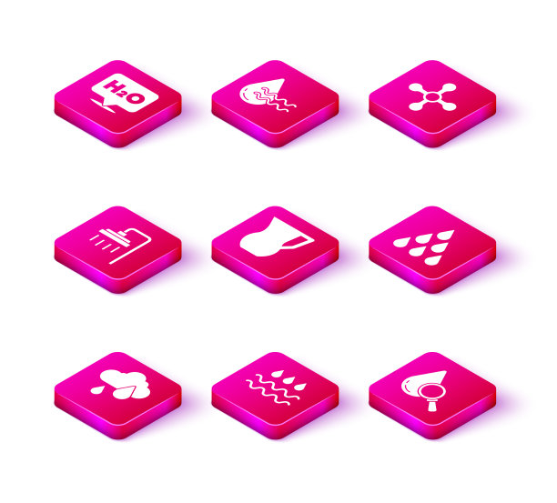 集云与雨波水滴淋浴壶图片下载