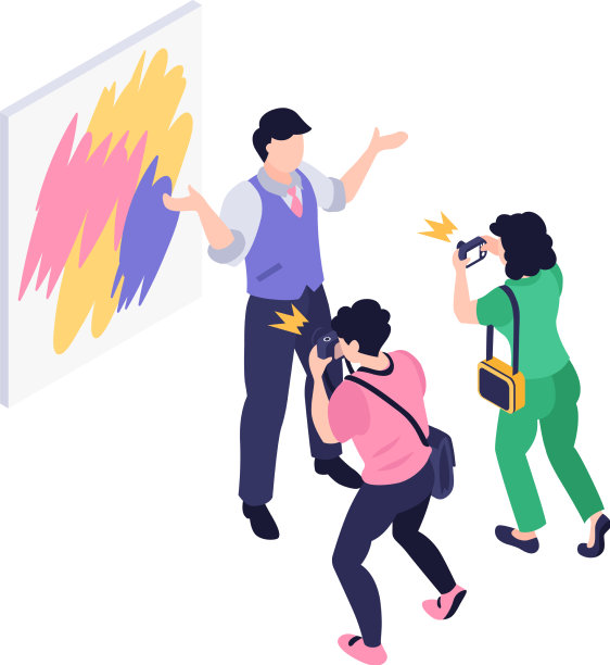 博物馆等距图标图片下载