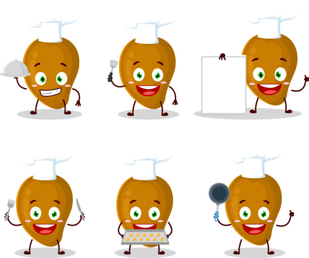 卡通人物扎波特与各种厨师图片下载