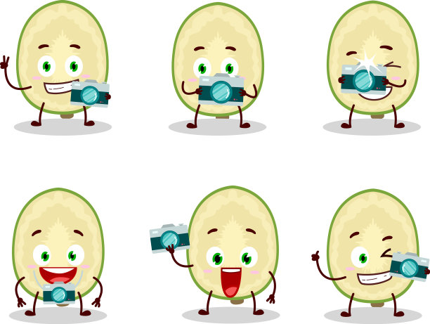 摄影师专业表情符号与切片图片下载