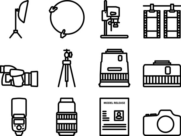 摄影图标设置图片下载