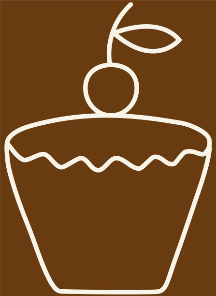 蛋糕为海报宣传册的形式图片下载