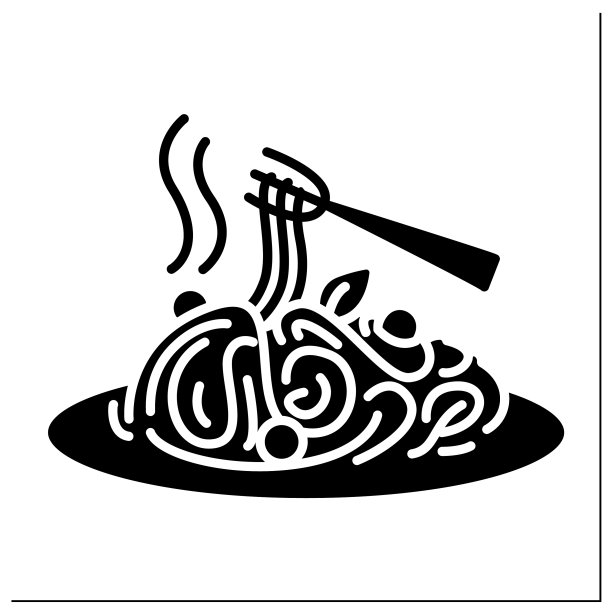 意大利面条字形图标图片下载