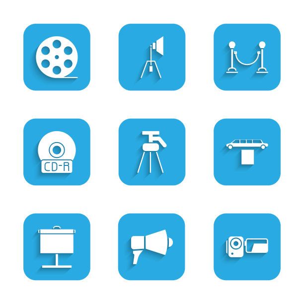 设置三脚架扩音器电影院摄像机豪华轿车图片下载