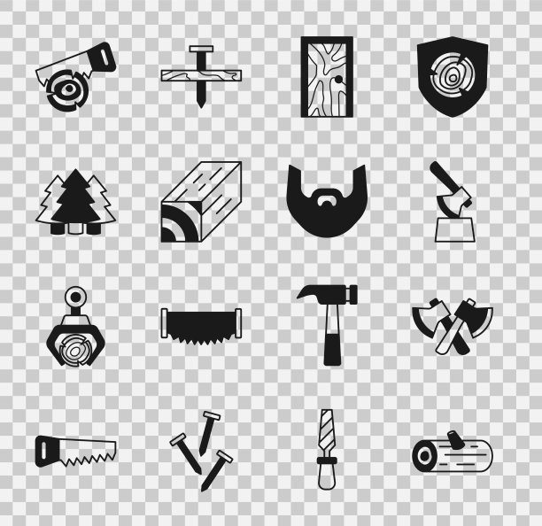 把原木放在树桩上，关上门梁图片下载