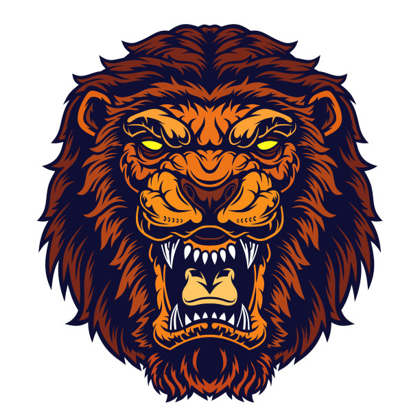 狮子兔吉祥物。图片下载