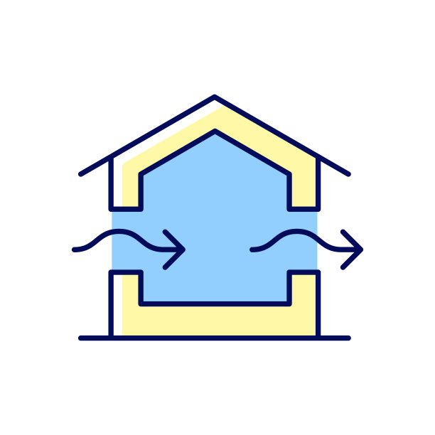 通风系统RGB彩色图标图片下载