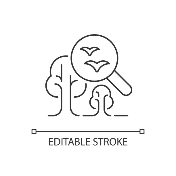 环境科学线性图标图片下载