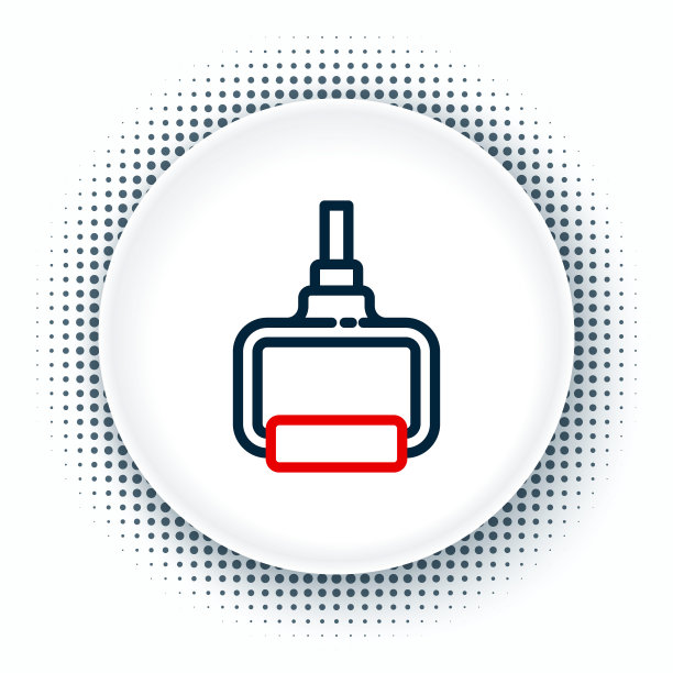 线TPX循环训练设备图标隔离在白色背景上。运动设备。色彩斑斓的轮廓的概念。向量图片下载