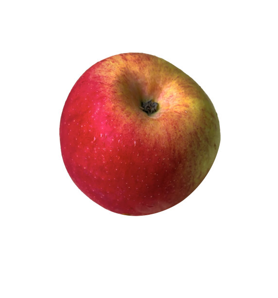 照片苹果在白色背景，孤立，切割图片下载