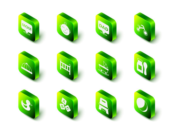 设小男孩头讲话泡泡爸爸自行车图片下载