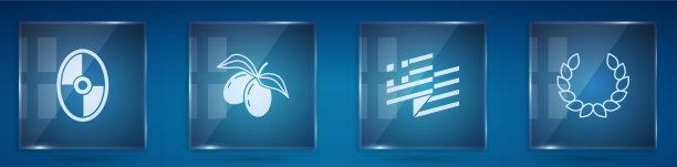 设希腊盾橄榄枝希腊国家图片下载