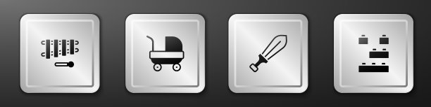 集木琴、童车、剑玩具、玩具于一体图片下载