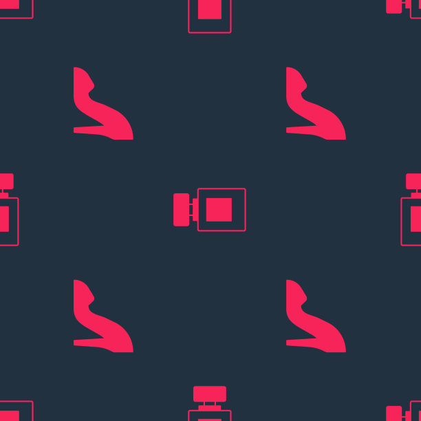 将女鞋和香水设置在无缝模式上图片下载