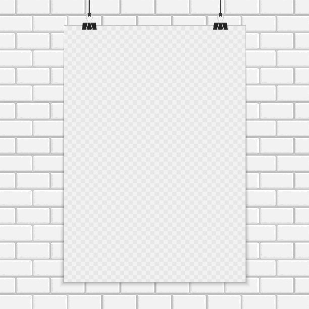 长方形的黑色纸模型图片下载