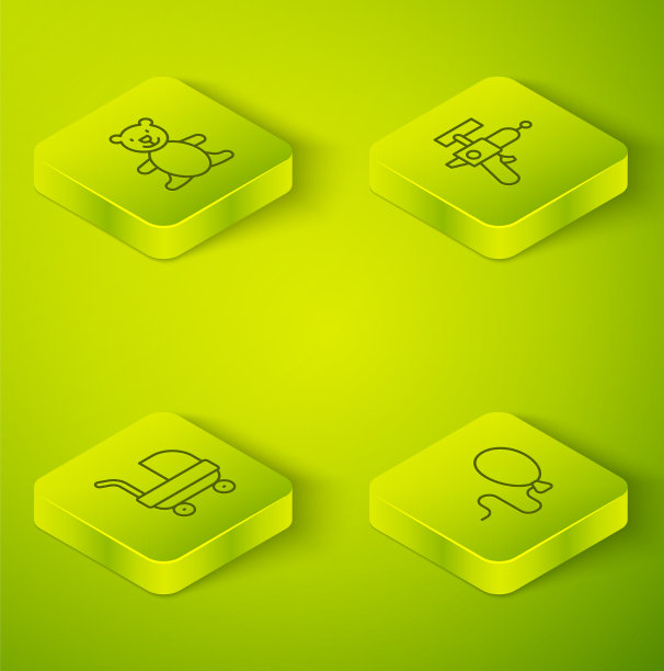 设置等距线射线枪婴儿车图片下载