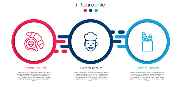 在咖啡杯里放上牛角面包图片下载