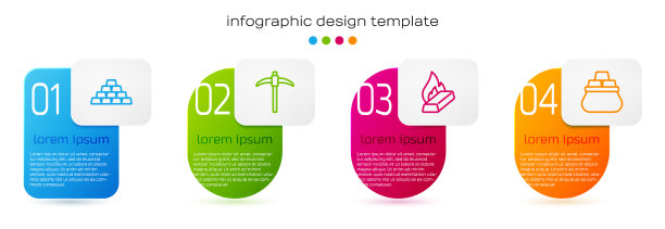 设行金条镐取熔融金条图片下载