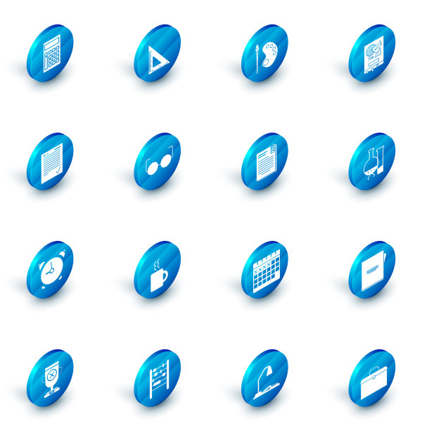 用调色板设置三角尺画笔图片下载