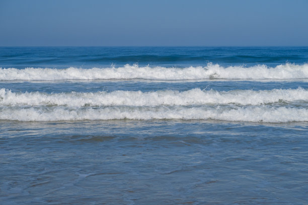 La Barrosa de Sancti Petri海滩，Chiclana de La Frontera, Cadiz图片下载