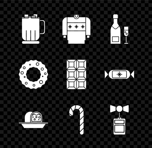 在热巧克力杯中加入棉花糖香槟图片下载