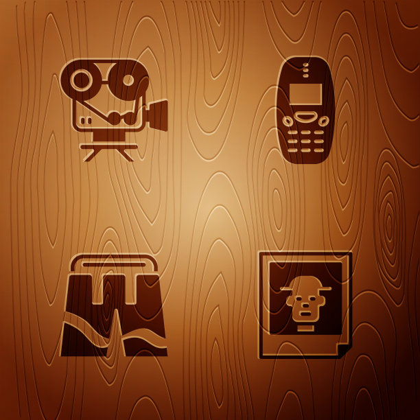 设置照片复古电影相机短或裤子和图片下载