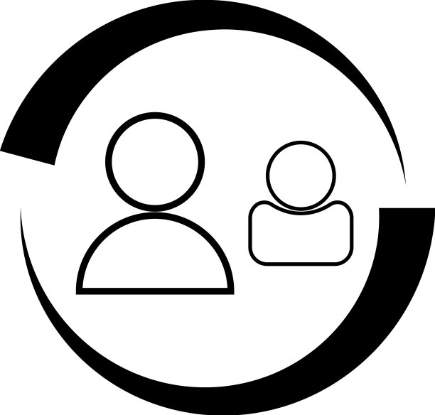 人事变动线性图标图片下载