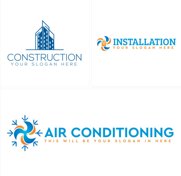 施工安装楼家标志图片下载