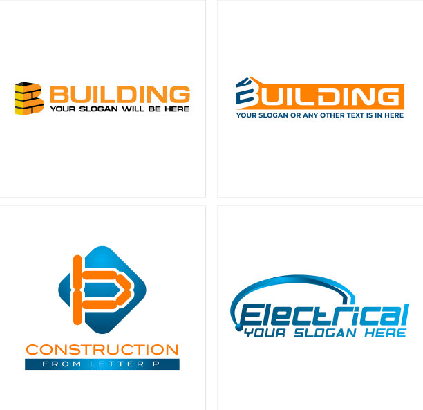 文字标志建筑建筑标志设计图片下载