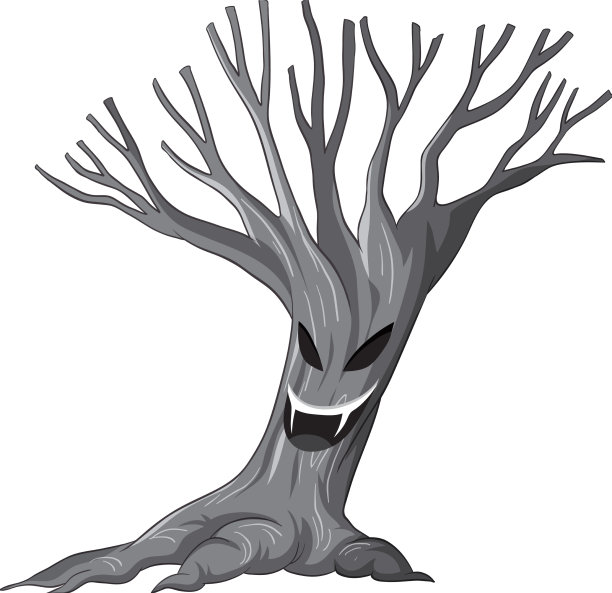 孤立的克里鬼树图片下载