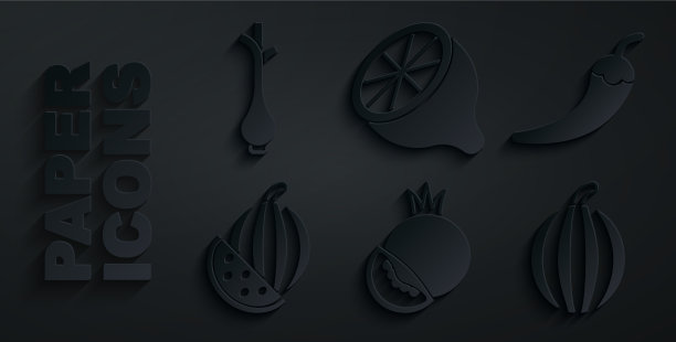 放番茄，辣椒，辣椒荚，西瓜图片下载