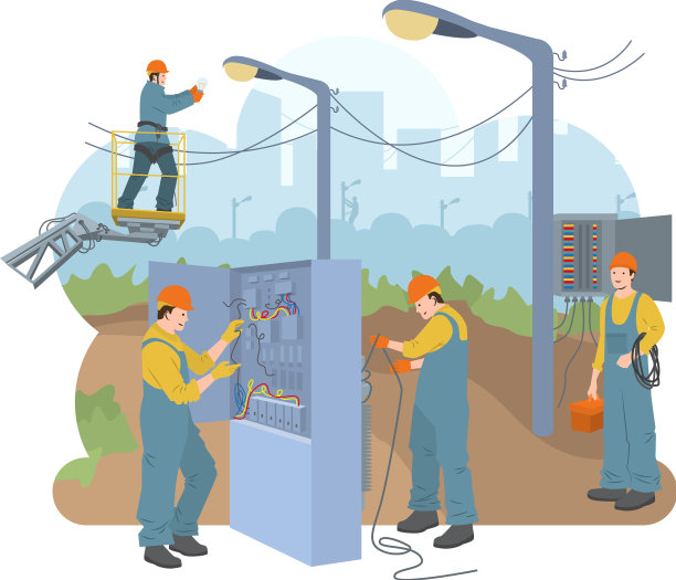 电工平板构图图片下载