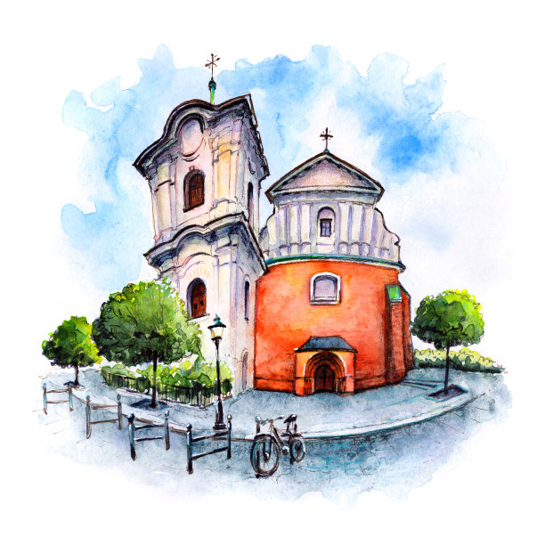 波兰波兹南耶稣圣心教堂图片下载