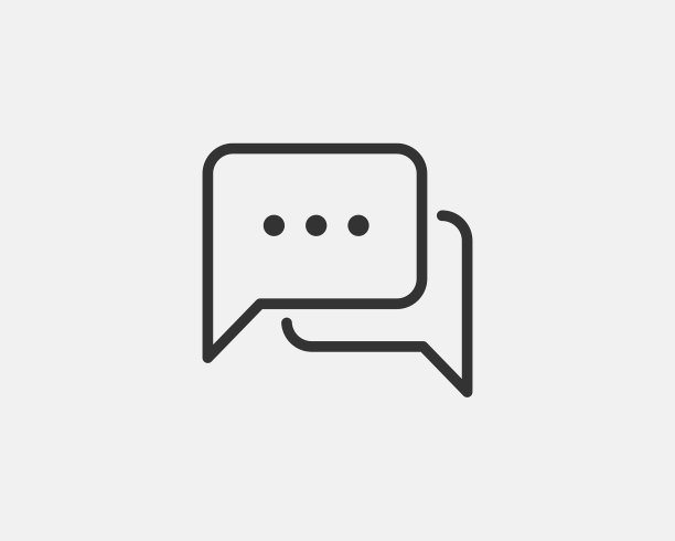 聊天图标设计元素对话气泡语音符号图片下载