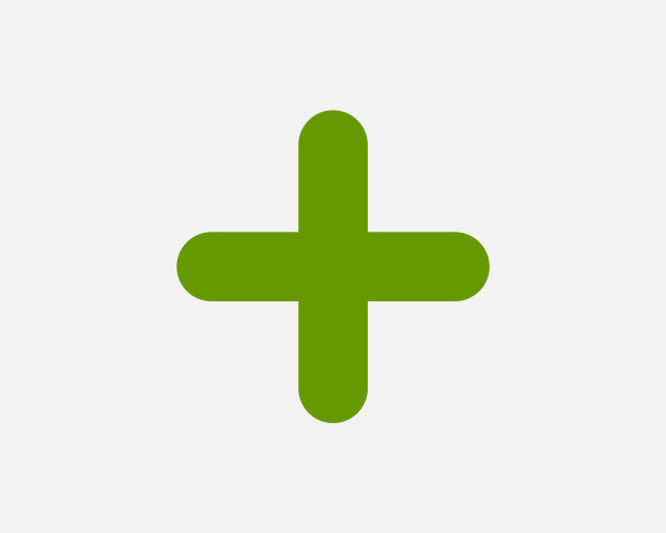 绿色加号图标十字安全标志图片下载